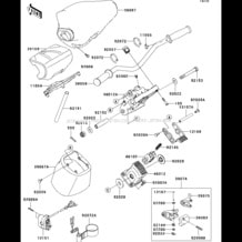 Handlebar pour Kawasaki 2007 Ultra LX