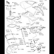 Hull Front Fittings pour Kawasaki 2007 Ultra LX