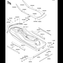 Pads pour Kawasaki 2007 Ultra LX