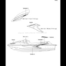 Decals(F.Red)(A8F)(US) pour Kawasaki 2008 STX-15F