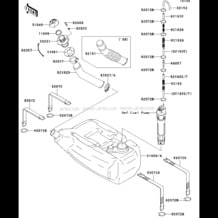 Fuel Tank(A8F-AAF) pour Kawasaki 2008 STX-15F