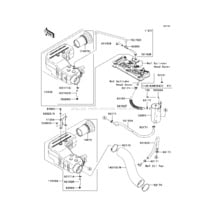 Intake Silencer pour Kawasaki 2008 Ultra 250X