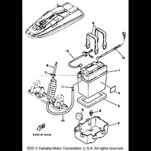 ELECTRICAL 1 pour Yamaha 1990 WaveRunner SUPER JET - SJ650D - 1990