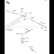 Cables pour Kawasaki 2009 STX