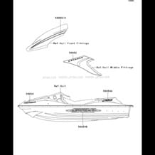 Decals(D9F) pour Kawasaki 2009 STX