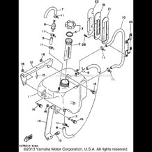 OIL TANK (FOR OIL INJECTION) pour Yamaha 1995 WaveRunner WAVE BLASTER - WB700T - 1995