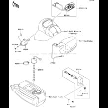 Meters pour Kawasaki 2009 STX