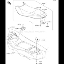 Seat pour Kawasaki 2009 STX