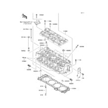 Cylinder Head pour Kawasaki 2009 Ultra 260LX