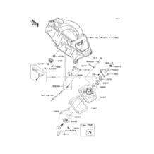 Handle Pole pour Kawasaki 2009 Ultra 260LX