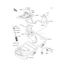 Hull Rear Fittings pour Kawasaki 2009 Ultra 260LX