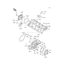 Engine Cover(s) pour Kawasaki 2009 Ultra 260X