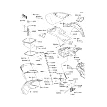 Hull Front Fittings pour Kawasaki 2009 Ultra 260X