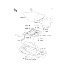 Seat pour Kawasaki 2009 Ultra 260X