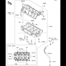 Crankcase pour Kawasaki 2009 Ultra LX