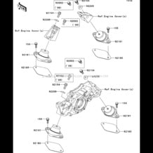 Engine Mount pour Kawasaki 2009 Ultra LX