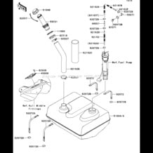 Fuel Tank pour Kawasaki 2009 Ultra LX