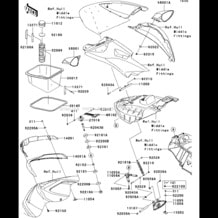 Hull Front Fittings pour Kawasaki 2009 Ultra LX