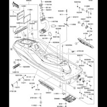 Hull(G9F/GAF) pour Kawasaki 2009 Ultra LX