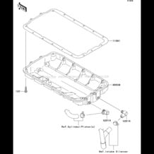 Oil Pan pour Kawasaki 2009 Ultra LX