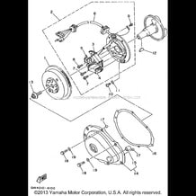 GENERATOR pour Yamaha 1995 WaveRunner WAVE RAIDER - RA700T - 1995