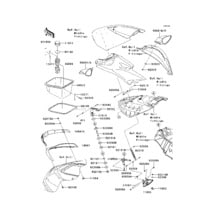 Hull Front Fittings pour Kawasaki 2010 Ultra 260LX