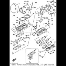 INTAKE pour Yamaha 1995 WaveRunner WAVE RAIDER - RA700T - 1995