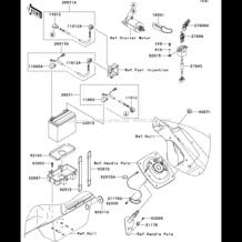 Electrical Equipment pour Kawasaki 2010 Ultra LX