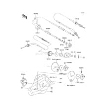 Cables pour Kawasaki 2011 800 SX-R