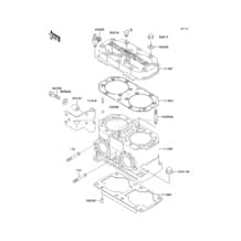 Cylinder Head/Cylinder pour Kawasaki 2011 800 SX-R