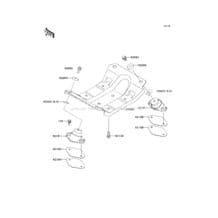 Engine Mount pour Kawasaki 2011 800 SX-R