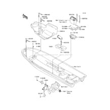 Hull Fittings pour Kawasaki 2011 800 SX-R