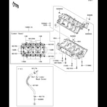 Crankcase pour Kawasaki 2011 STX-15F