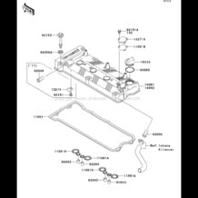 Cylinder Head Cover pour Kawasaki 2011 STX-15F