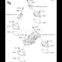 Engine Mount pour Kawasaki 2011 STX-15F