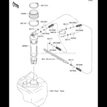 Fuel Pump(ABF/ACF) pour Kawasaki 2011 STX-15F