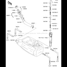 Fuel Tank(ABF-AEF) pour Kawasaki 2011 STX-15F