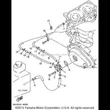 OIL PUMP FOR OIL INJECTION pour Yamaha 1995 WaveRunner WAVE RAIDER - RA700T - 1995