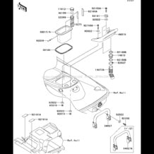 Hull Rear Fittings pour Kawasaki 2011 STX-15F