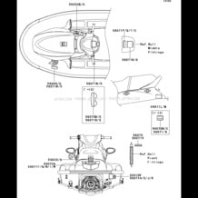 Labels pour Kawasaki 2011 STX-15F