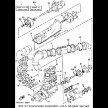 REPAIR KIT 1 pour Yamaha 1995 WaveRunner WAVE RAIDER 700 (RA700T) 1995