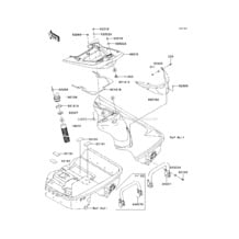 Hull Rear Fittings pour Kawasaki 2011 Ultra 300LX