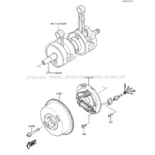 GENERATOR pour Kawasaki 1987 X2