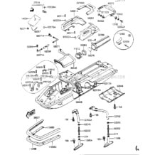 HULL (JF650-A2) pour Kawasaki 1987 X2