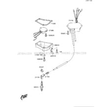 IGNITION (JF650-A2) pour Kawasaki 1987 X2