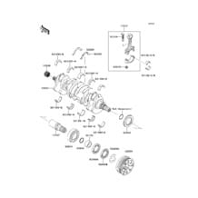 Crankshaft pour Kawasaki 2013 Ultra 300X