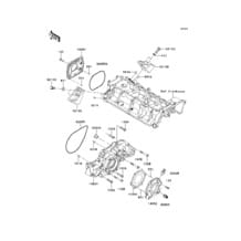 Engine Cover(s) pour Kawasaki 2013 Ultra 300X