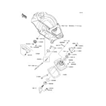 Handle Pole pour Kawasaki 2013 Ultra 300X