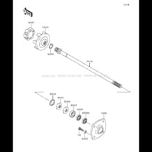 Drive Shaft pour Kawasaki 2013 Ultra LX