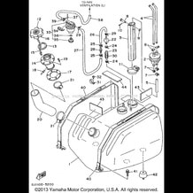 FUEL TANK pour Yamaha 1995 WaveRunner WAVE RAIDER 1100 (RA1100T) 1995